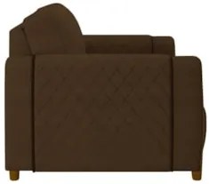 Kit 2 Poltronas Decorativas para Sala de Estar 98cm Amaranto Z32 Velud