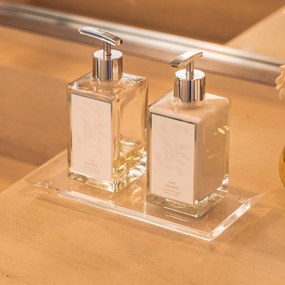 Bandeja Diamantada em Acrílico Tray Square - P  P