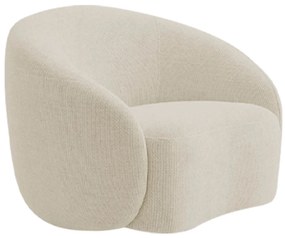 Poltrona Orgânica Luxo Recepção Amore Bouclé