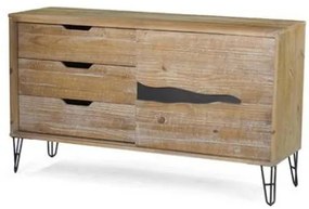 Buffet Aspen Metal Grafite DriftWood 152cm - 61838 Sun House
