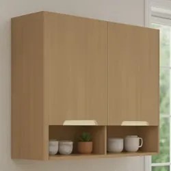 Armário de Cozinha Aéreo 120cm 2 Portas Marina Freijó L01 - Mpozenato