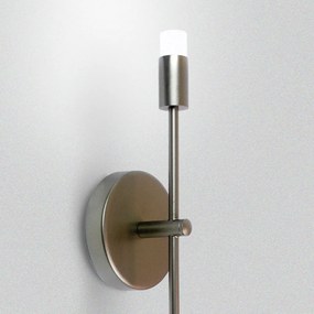 Arandela Cross Dupla 44,9X11X7,3Cm Led 10W - Usina 19743/2 (PT - Preto Texturizado, 4000k, 220v)
