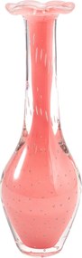 Vaso Murano Laura M - Quartzo Rose  Quartzo Rose