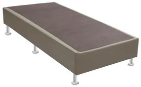 Base de Cama Box Light Courino Bege Solteiro 78 cm (LARG) - 52642 Sun House