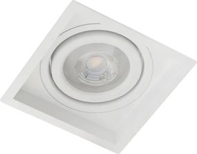 Plafon De Embutir Recuado Quadrado Flap - BRANCO