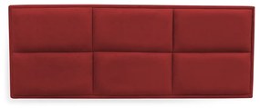 Cabeceira Painel Cama Box Solteiro 90cm Nina Suede Vermelho - Sheep Estofados - Vermelho