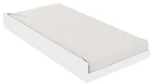 Cama Auxiliar Solteiro CM8008 Branco - Tecno Mobili