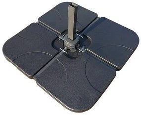 Base Ombrelone Lateral Preto - 76685 Sun House
