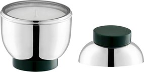 Porta Velas Volupté Prata C/ - Resina Verde Resina Verde