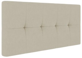 Cabeceira Painel Nina Para Cama Box Casal 140 cm Linho - D'Rossi - A19 Grosso Bege