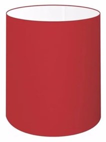 Cúpula em tecido cilíndrica abajur luminária cp-2009 13x15cm bordo