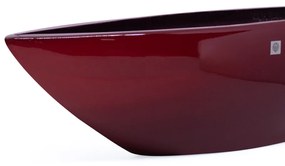 Vaso Decorativo Barca Vermelho Lira 17x63x17 cm - D'Rossi