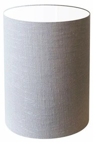 Cúpula Abajur Cilíndrica Cp-8004 Ø15x25cm Rustico Cinza