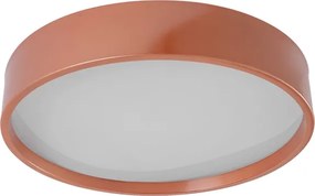 Plafon De Sobrepor Aluminio Redondo 54Cm Ravena - COBRE