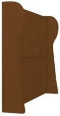 Cabeceira Casal King Cama Box 195cm Malva Z04 Veludo Terracota - Mpoze