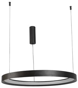 Pendente Led Metal Aluminio Grafite 36W 3000K Giro