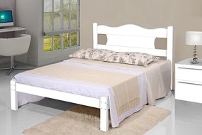 Cama De Casal Munique Branco - Gabrielli Móveis