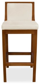 Banqueta Decorativa Josi Veludo Bege