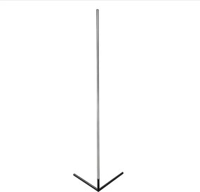 Luminária De Piso Led Alumínio Preto 14w Rgbw 108° Smart+