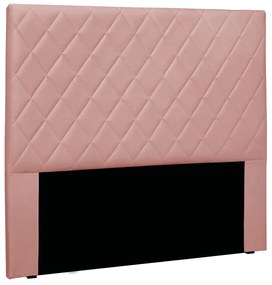 Cabeceira Cama Box Queen 160 cm Dubai Veludo S04 - D'Rossi - Rosa