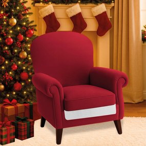 Poltrona Natalina Papai Noel Jingle Bells Suede