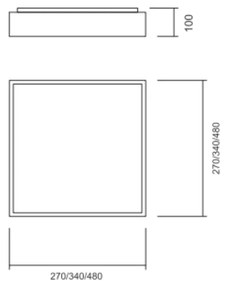 Plafon Ayla 48X48Cm Led 36,8W Bivolt | Usina 19040/48 (RG-M Rosê Metálico, 4000k)
