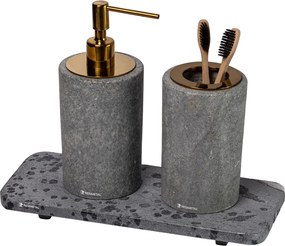 Conjunto Banheiro Duo Petra  Gold