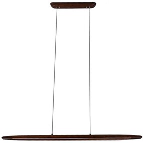 Pendente Led Ferro Madeira Imbuia 20W 3000K Native