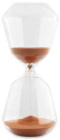 Ampulheta em Vidro 16cm - Terracota