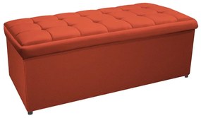 Calçadeira Copenhague 195 cm King Size Suede Terracota - ADJ Decor