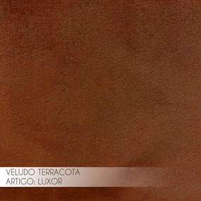 Poltrona do Papai Reclinável Elétrica com Massagem Magnum Veludo Telha G23 - Gran Belo
