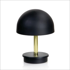Abajur Mushroom Ø14X19Cm Metal Alumínio 03Xg9 - Old Artisan Abj-5831 (ROSE FOSCO / COBRE BRILHO)