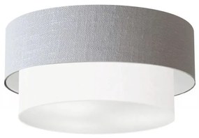 Plafon Para Corredor Cilíndrico SC-3017 Cúpula Cor Rústico Cinza Branco