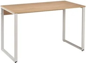 Escrivaninha 115x58cm MDP Treviso com Estrutura Branca Roal