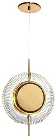 Pendente Sunflower Vertical Ø27X8,5X40,5Cm 03Xled 5,5W 2700K Metal Alu... (COBRE FOSCO, 110v)