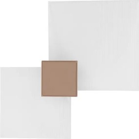 Arandela Led Duplo Macadâmia Fosco 3,6w 360lm 3000k Almenara