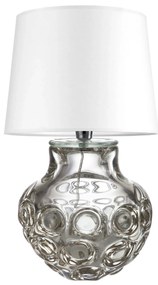 Abajur Murano Novara Cristal Transparente