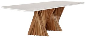 Mesa de Jantar com Vidro 220x110 cm Yunak - DT 55289