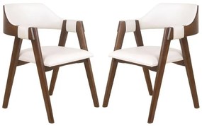 Conjunto 2 Cadeiras de Jantar Ottawa Cappuccino Korino Perolado