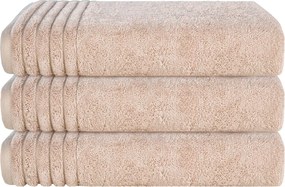 Kit 3 Toalhas de Rosto Trussardi 100% Algodão Imperiale - Nocciola  Nocciola