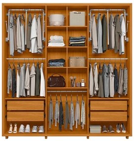 Guarda Roupa Portinari Cinamomo/Off White – Madetec Móveis