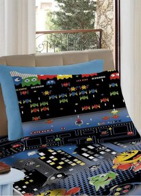 Jogo de Cama Malha Game Solteiro 2 Peças