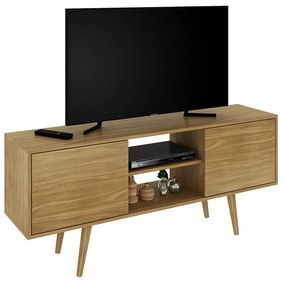 Rack Bancada para TV até 65 Sala de Estar R1464 Natural G69 - Gran Belo