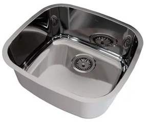 Cuba de Embutir Docol Invicta 46x42x22cm em Aço Inox Alto Brilho