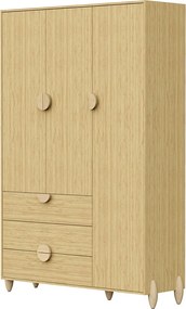 Guarda-Roupa Gracia 3 Portas - Naturale