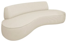 Sofá Curvo 2 Lugares Sala de Estar Recepção Escritório Amsterdã 140cm Corano - ADJ Decor