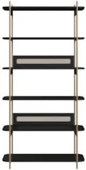 Estante Industrial Pés de Metal Arlo A10 Nero/Dourado - Mpozenato