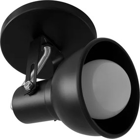 Spot Sobrepor Aluminio 9Cm - PRETO