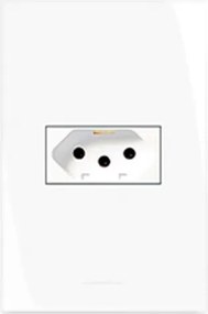 Conjunto Tomada 20A Com Placa 4X2 Inova Pro Branco