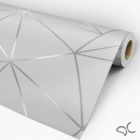 Papel de Parede Zara Silver 0.52m x 3.00m
